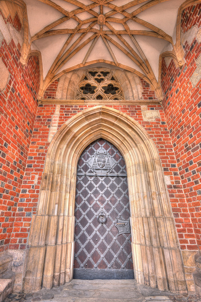 Brama katedry we Wrocławiu, Polska - Zdjęcie, obraz