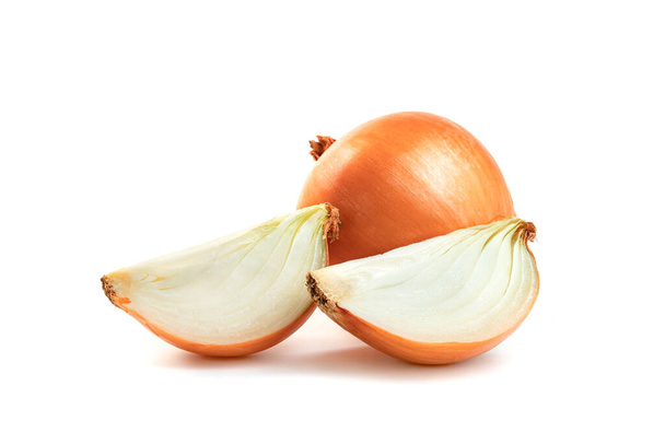 Fresh Onion isolated on white background - Photo, Image