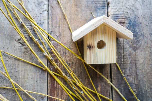 Wooden bird house - 写真・画像