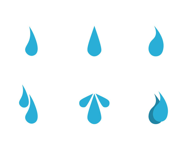 gota de água Logo Template vector illustration desig - Foto, Imagem