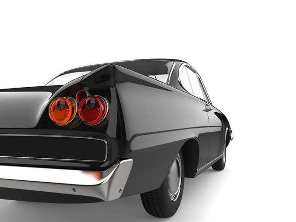 Jet noir restauré voiture vintage - feu arrière gros plan - Photo, image