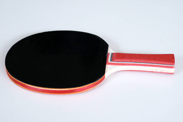 Table tennis paddle on white background. - Photo, Image
