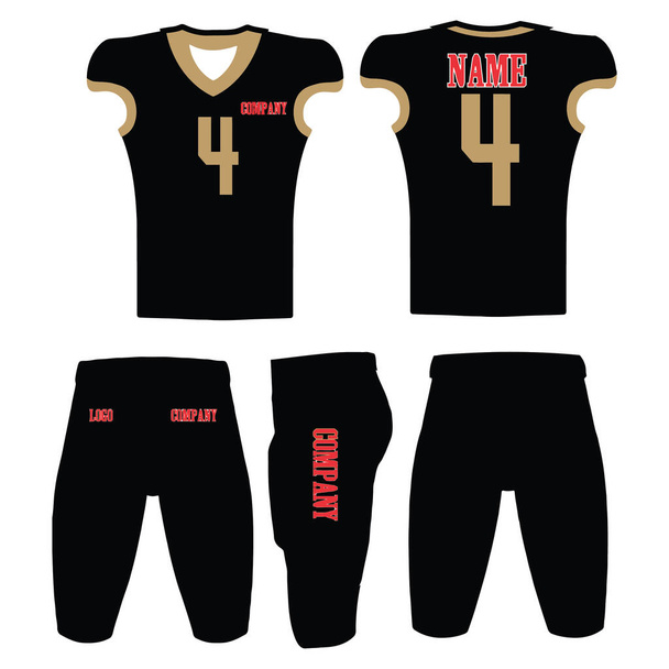 Vecteurs d'illustration Design personnalisé American Football Uniforms  - Vecteur, image