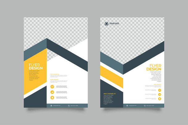 kollekció modern design plakát szórólap brosúra fedél elrendezés sablon kör grafikai elemek és hely fotós háttér - Vektor, kép
