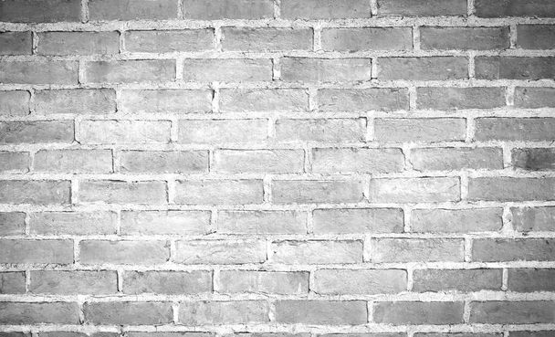 Moderni valkoinen vintage tiili seinärakenne tausta retro valkoinen Pesty Vanha tiili Wall Surface Grungy Shabby Tausta rapautunut rakenne värjätään vanha stukki vaalean harmaa ja maali valkoinen tiili seinään. - Valokuva, kuva