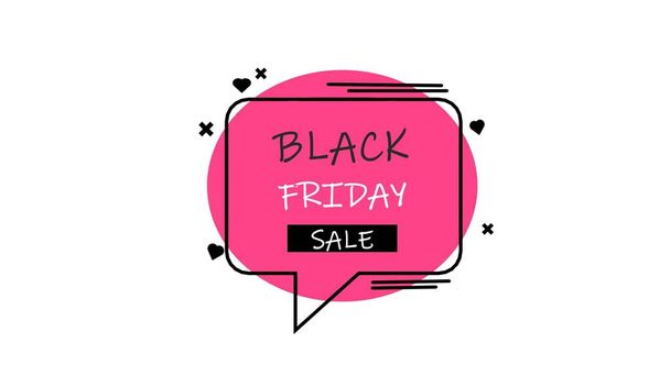 Black Friday sale. Sale banner, icon - 写真・画像