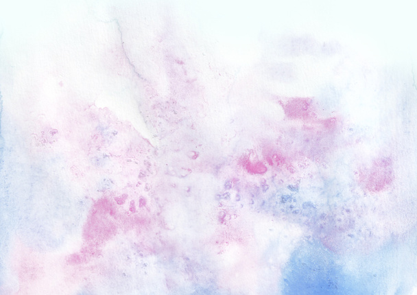 abstrakcyjny fioletowy akwarela ręcznie malowane tło - Zdjęcie, obraz