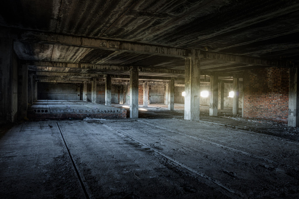 Edifício abandonado
 - Foto, Imagem