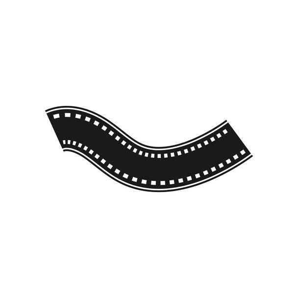 filmstrip Logo Template vector illustration design - Vector, Image
