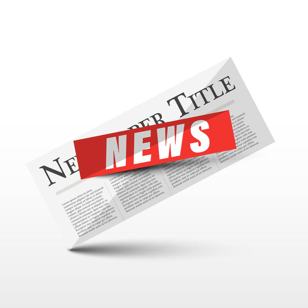 News Icon - Vector Newspapers Isolated Symbol - Vector, Image