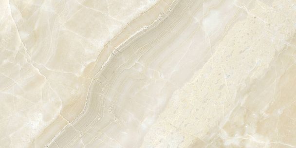 Gepolijst ivoor marmer. Echte natuurlijke marmeren stenen textuur en oppervlakte achtergrond. - Foto, afbeelding