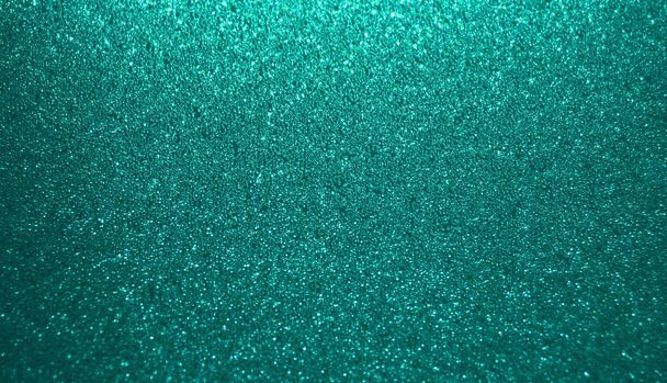 Turquoise glanzende glitter textuur achtergrond   - Foto, afbeelding
