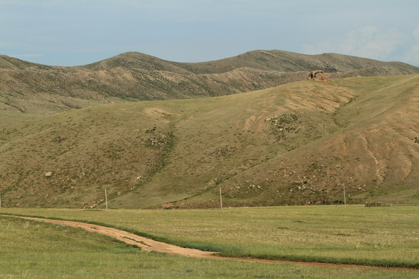 Paisaje del Parque Nacional Khustain Mongolia
 - Foto, imagen