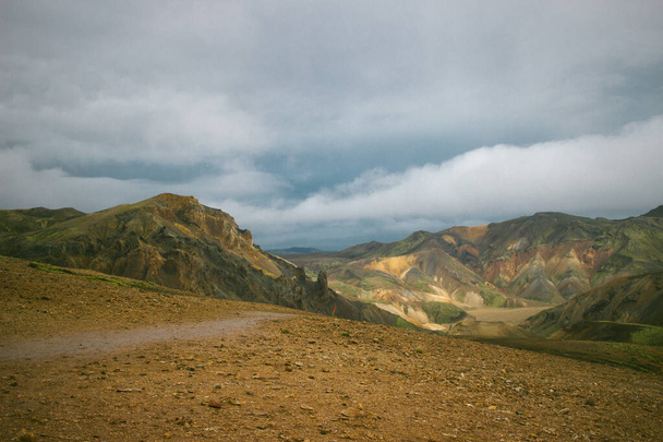 Вид на гору, Райдужні гори, Ісландія - Фото, зображення