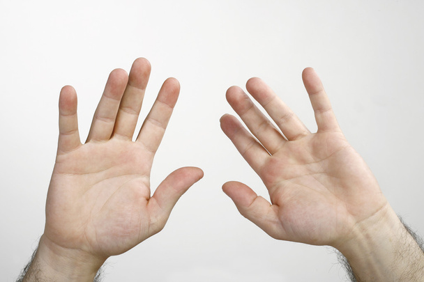 Dos manos de hombre
 - Foto, Imagen