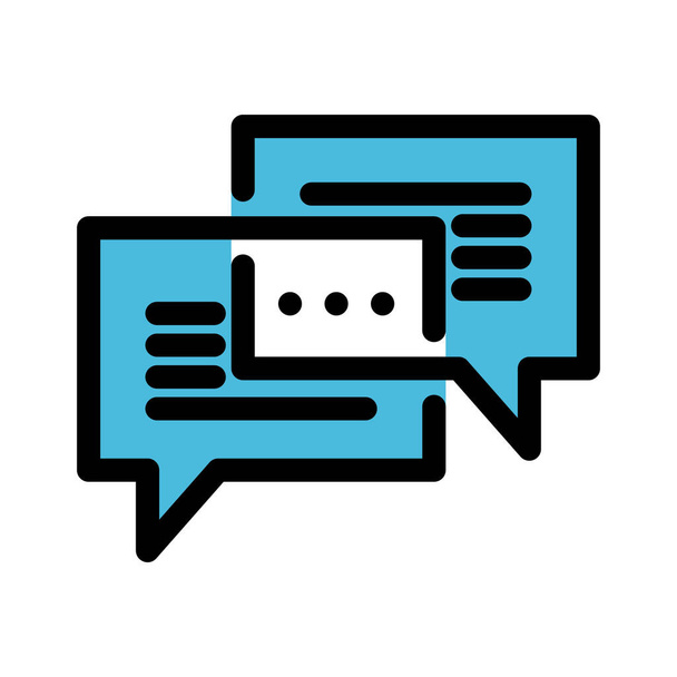 Messages fill vector icon which can easily modify or edit - Vector, Image