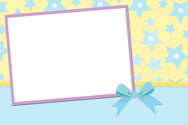 Blank template for greetings card - Вектор, зображення