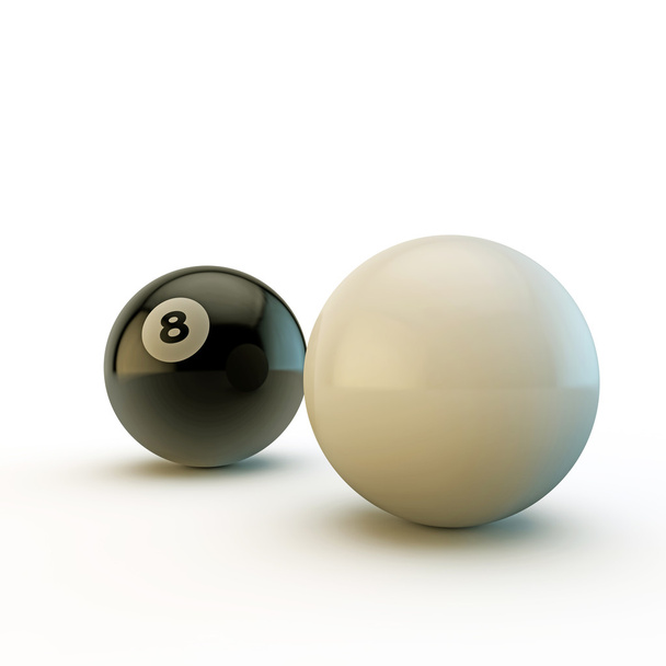 pool balls - Foto, Bild