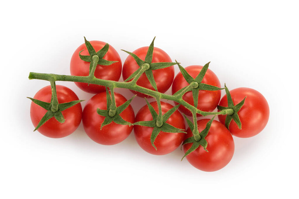 Pomidory wiśniowe izolowane na białym tle - Zdjęcie, obraz