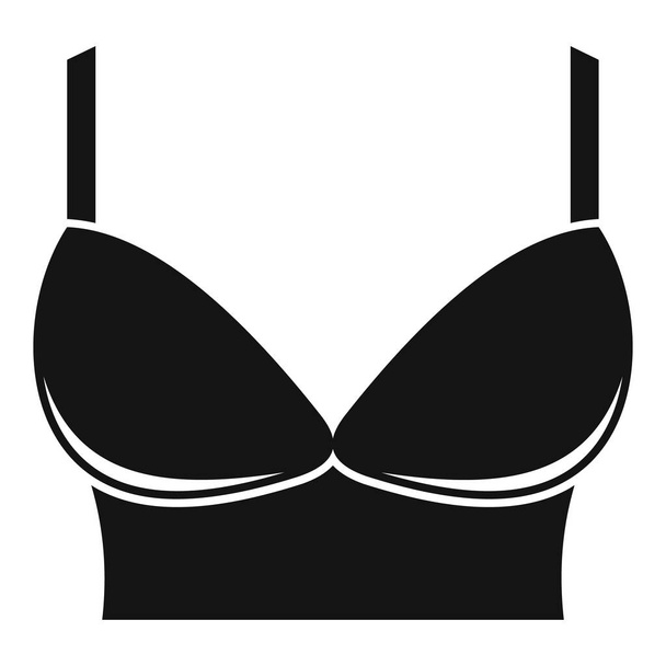 Size bra icon, simple style - Вектор,изображение