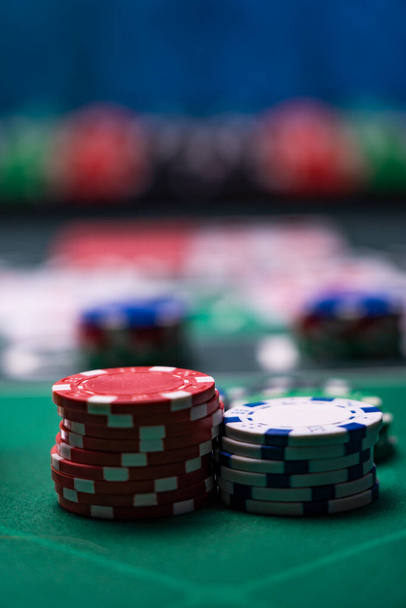 A Casino Black Jack table  - Fotó, kép