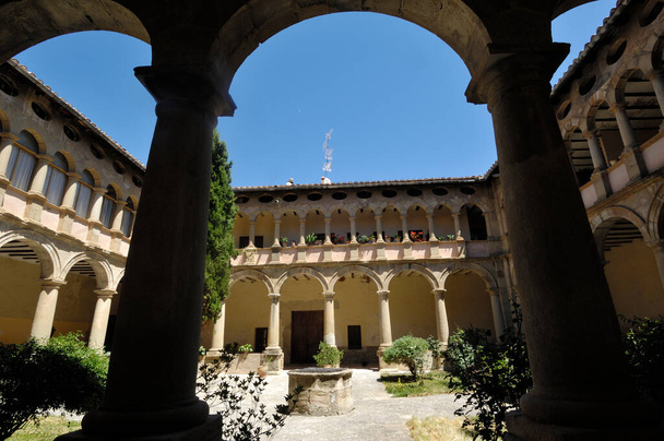 A karmelita kolostor kolostora Rubielos de Mora Teruel tartományban, Aragónia, Spanyolország - Fotó, kép