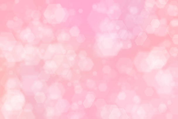 Pink romantic background with bokeh defocused lights - Photo, Image