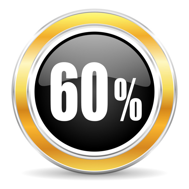 60 percent icon - Φωτογραφία, εικόνα