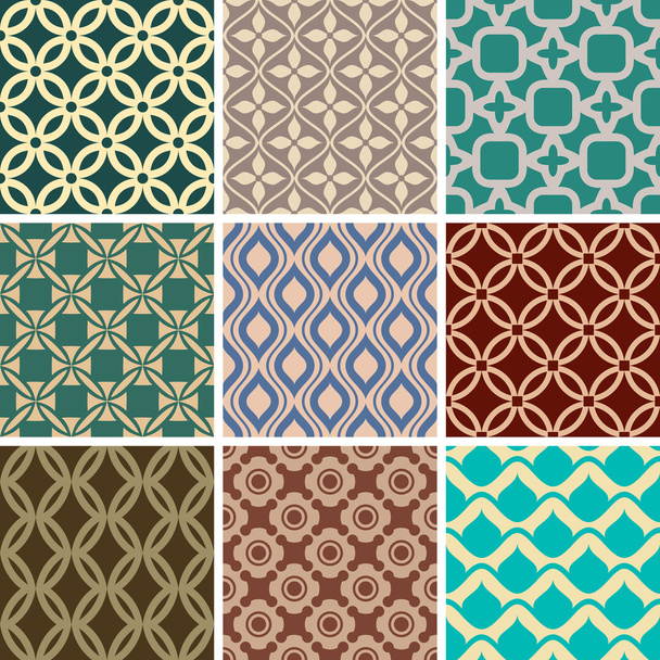 abstract seamless patterns - Vector, Image