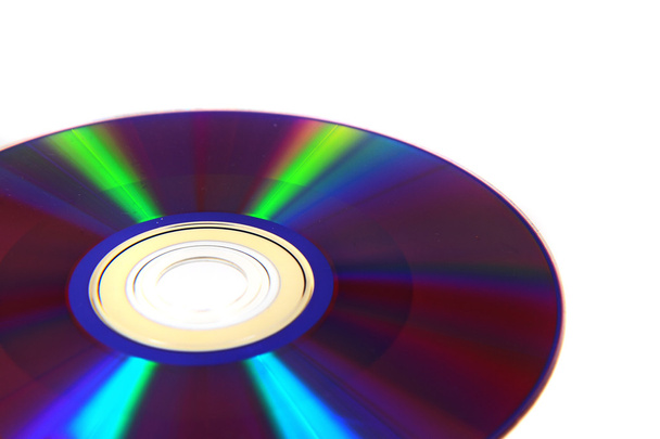 DVD aislado en el blanco - Φωτογραφία, εικόνα