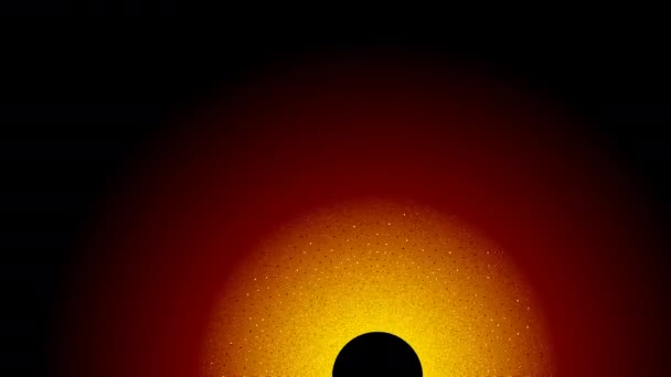 Sol Solar Corona Eclipse Perfil Star Sol Burning - Filmagem, Vídeo