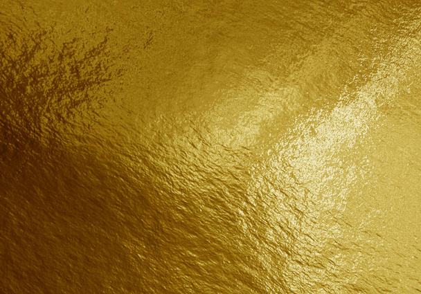Fundo folha de ouro com destaques e textura desigual - Foto, Imagem