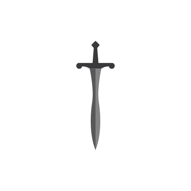 Schutzschild Schwert Guardian Logo Vorlage - Vektor, Bild