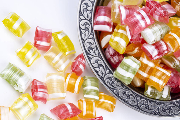 Tradicional turco Ramadã doce de açúcar doce Akide Sekeri - Foto, Imagem