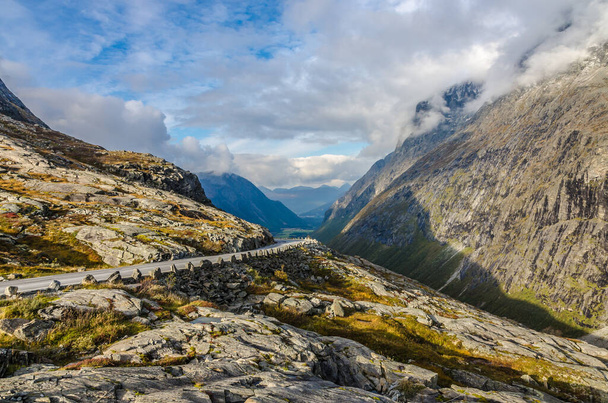 Mountain and highland in Norway at fall time - Photo, image
