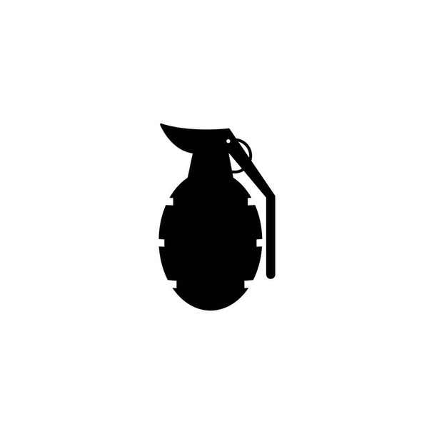 Σχεδιασμός λογότυπου Grenades. πρότυπο σχεδίασης συμβόλων χειροβομβίδας. - Διάνυσμα, εικόνα