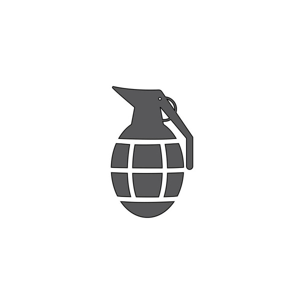 Granadas vetor de design de logotipo. modelo de design de símbolo de granada. - Vetor, Imagem