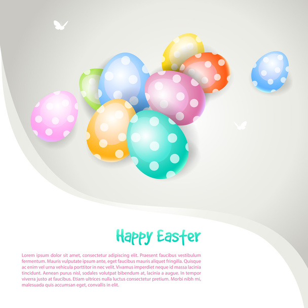 Easter design template - Vector, afbeelding