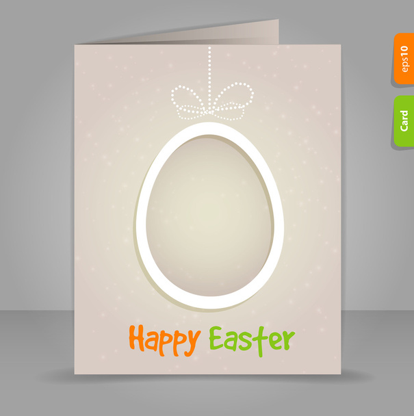 Easter design template - Vector, Image