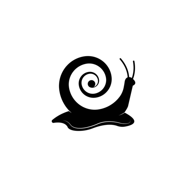 Modèle de logo escargot vecteur icône illustration design - Vecteur, image