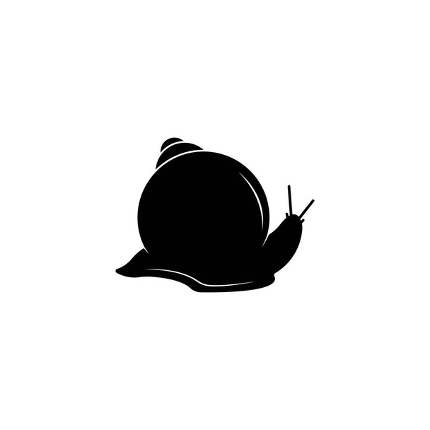Дизайн векторной иконки логотипа улитки - Вектор,изображение