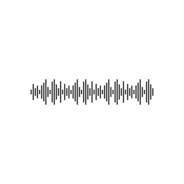 音波イラストロゴベクトルアイコンテンプレート - ベクター画像