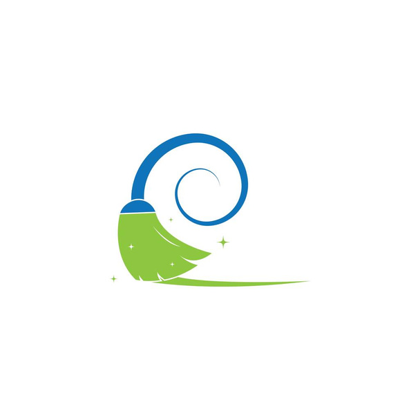 Logo di pulizia e simbolo ilustrazione modello vettoriale - Vettoriali, immagini
