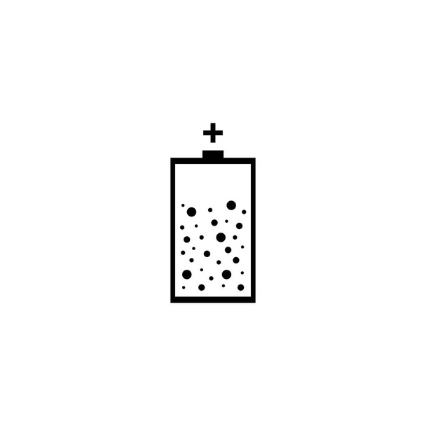 batterij pictogram vector illustratie sjabloon logo ontwerp - Vector, afbeelding