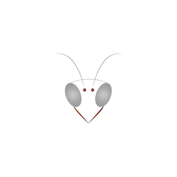 grasshopper vector design ilustrazione icona logo templa - Vettoriali, immagini