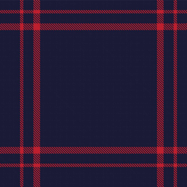 Red Glen Plaid textured seamless pattern suitable for fashion textiles and graphics - Vector, Image