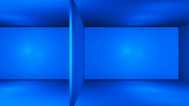 Diffusion Passing Hi-Tech Rooms Allée, Bleu, Transport, 3D, 4K - Séquence, vidéo