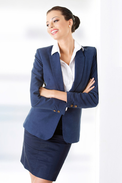 zakenvrouw of student in elegante kleding  - Foto, afbeelding