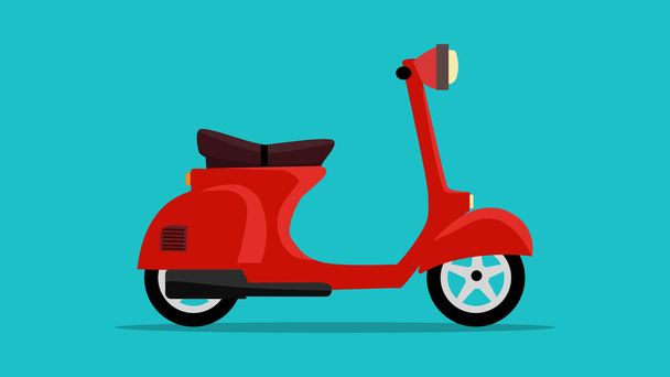 Scooter transport icon. Modern scooter vector isolated on the background. eps - Vector, Image