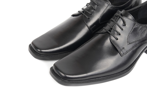 Pair of man's black shoes - Photo, Image